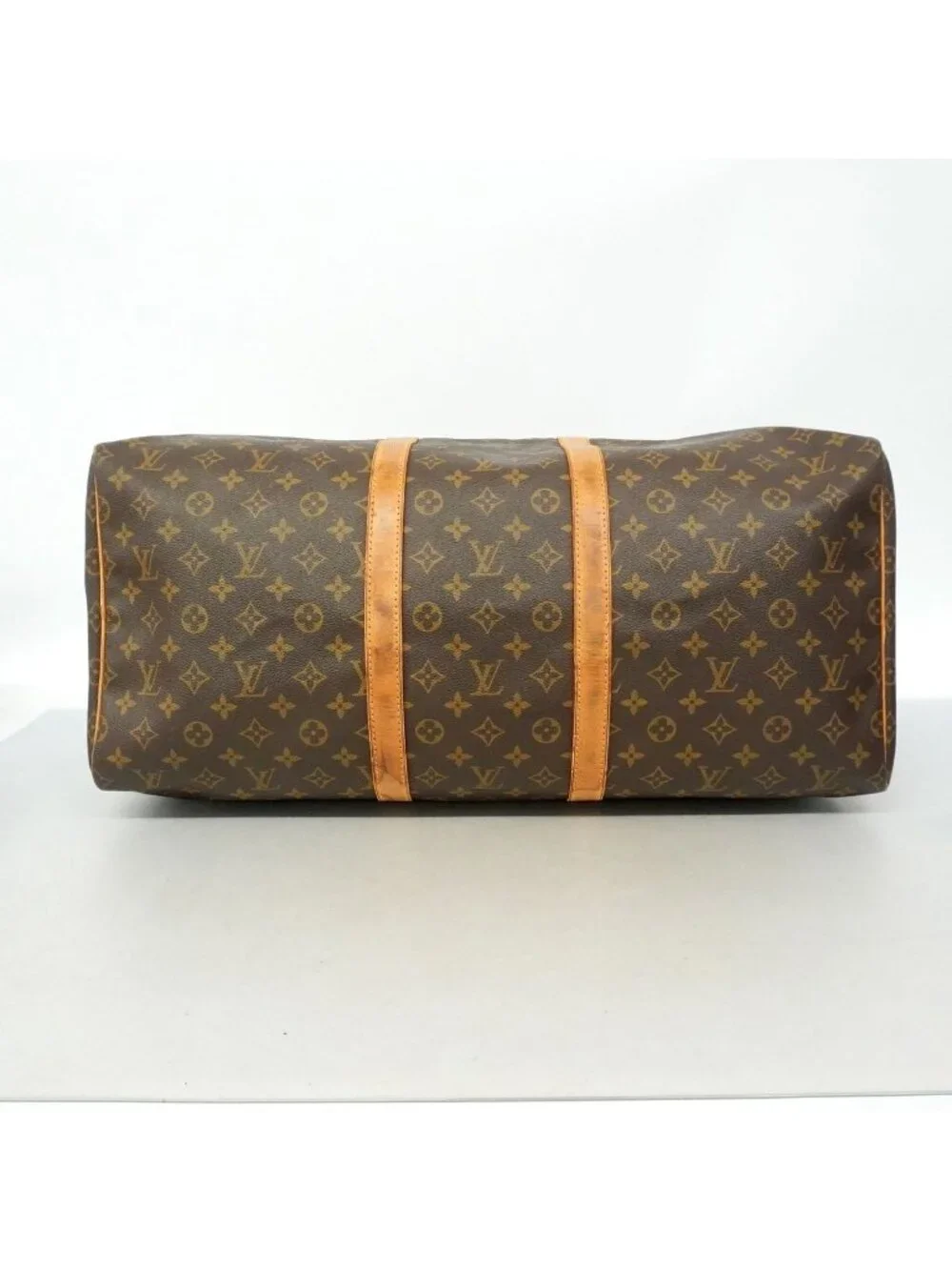Louis Vuitton Boston Bag Monogram Keepall 55 Brown